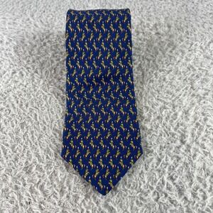 Brooks Brothers Makers All Silk Horse Pattern Necktie Hand Made USA Imported